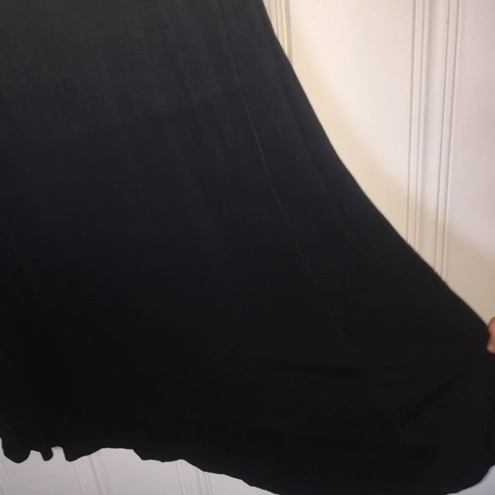 Cable & Gauge Gray Dip Dye Hi Low Skirt in Medium and Large